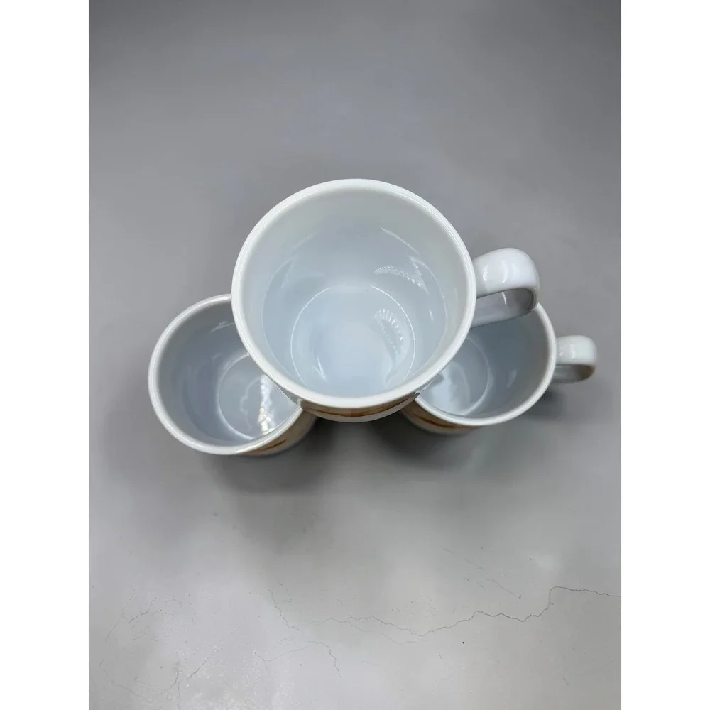Set Of 3‎ Williams Sonoma Sugar Pumpkin Collection Coffee Mugs Fall Harvest 12oz